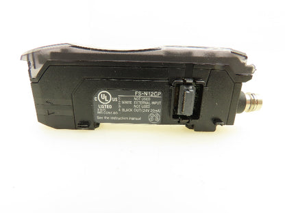 Keyence FS-N12CP Digital Fiber Sensor Amplifier Expansion Connector Lot of 5