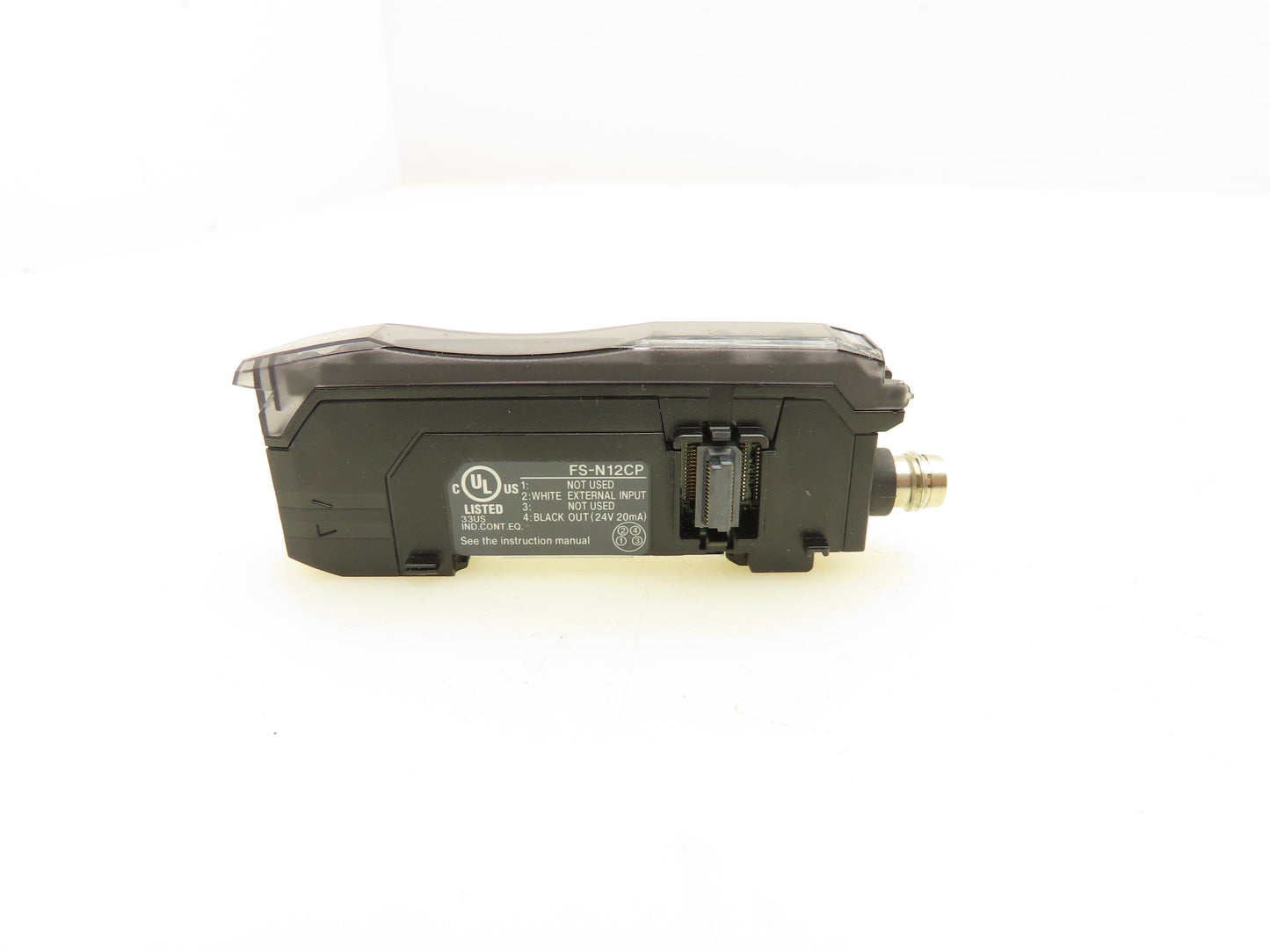 Keyence FS-N12CP Digital Fiber Sensor Amplifier Expansion Connector Lot of 5