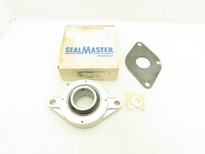 SealMaster Gold Line BFT-35 Flange Bearing Double Sealed 2-3/16" Bore 2-Bolt