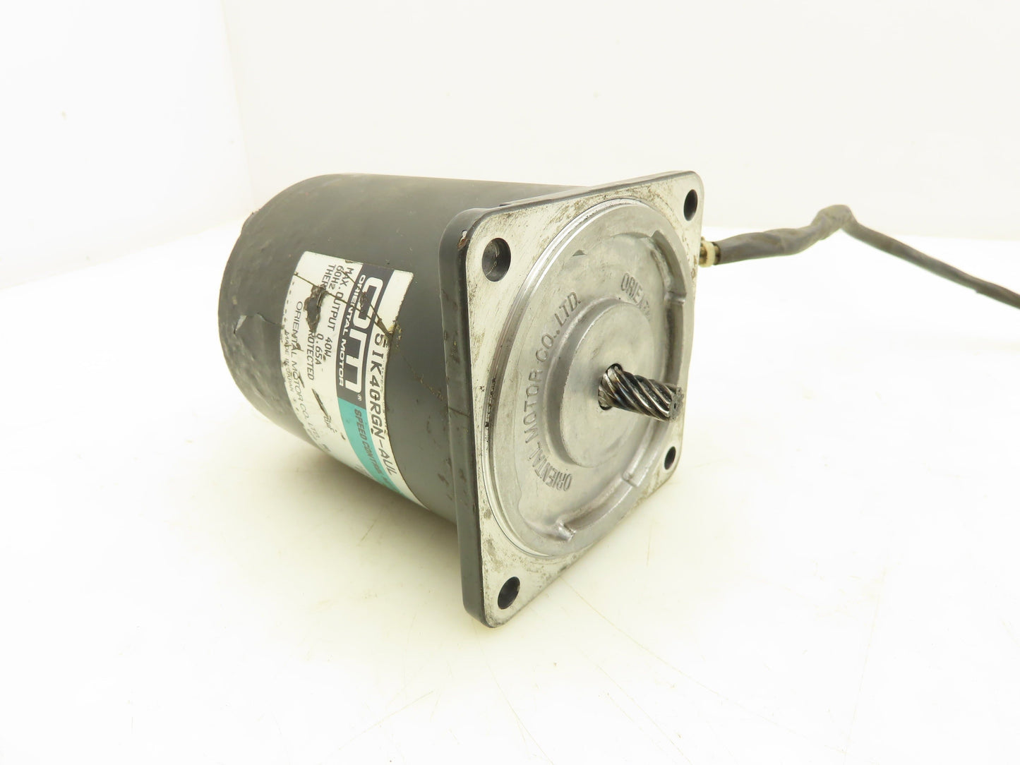 Oriental Motor 5IK40RGN-AUL Speed Control Induction Motor 40W .65A 4P 115V