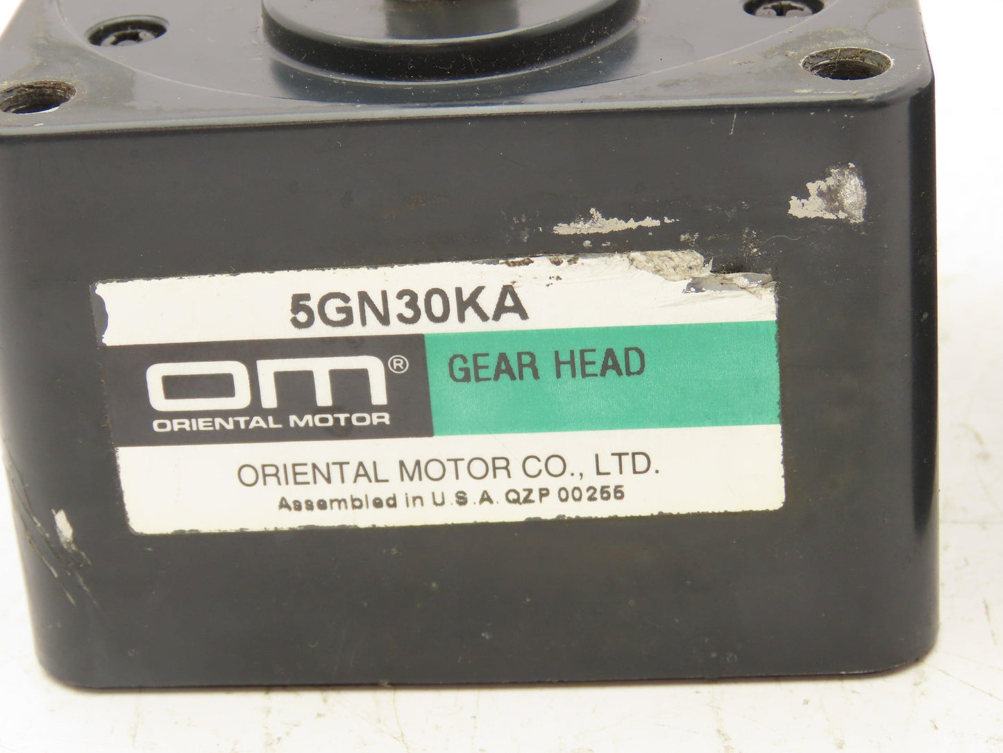 Oriental Motor 5GN30KA Gear Head 30:1 Reducer GN Series Parallel Shaft  Lot of 2