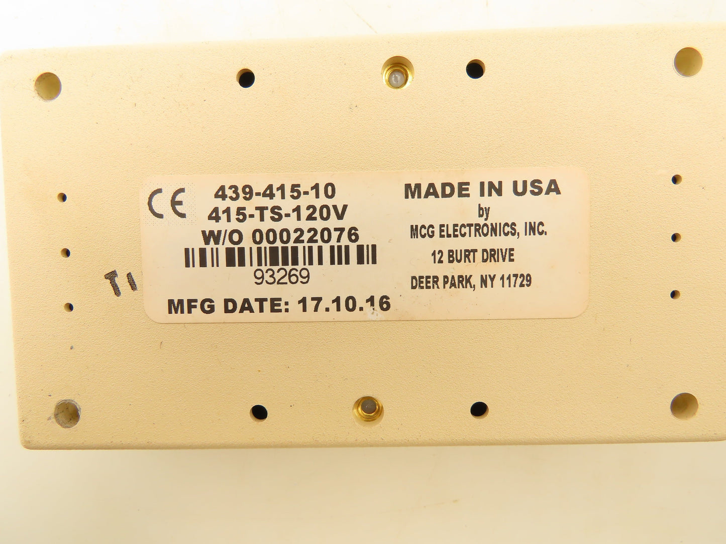 MCG 415-TS-120V AC Power Line Surge Protector