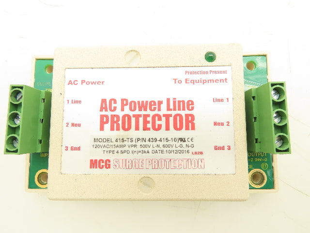 MCG 415-TS-120V AC Power Line Surge Protector