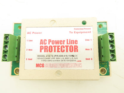 MCG 415-TS-120V AC Power Line Surge Protector