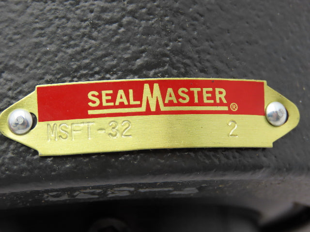 SealMaster MSFT-32 Flange Mount Ball Bearing 2 Bolt Unit 2" Bore Cast Iron