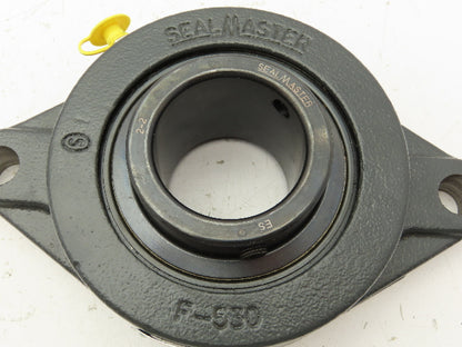 SealMaster MSFT-32 Flange Mount Ball Bearing 2 Bolt Unit 2" Bore Cast Iron