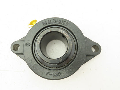 SealMaster MSFT-32 Flange Mount Ball Bearing 2 Bolt Unit 2" Bore Cast Iron