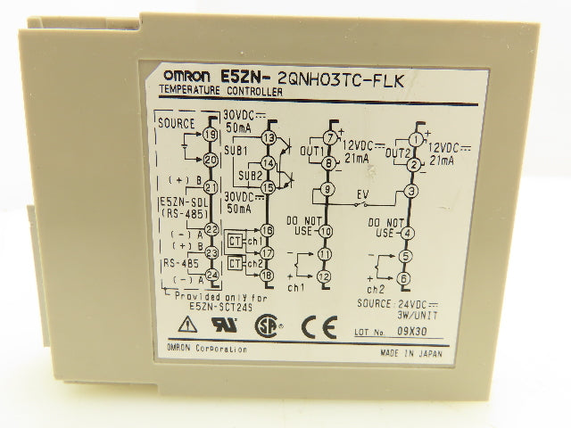 Omron E5ZN-2QNH03TC-FLK Temperature Controller Module
