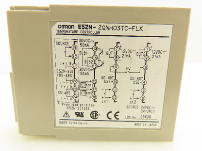 Omron E5ZN-2QNH03TC-FLK Temperature Controller Module
