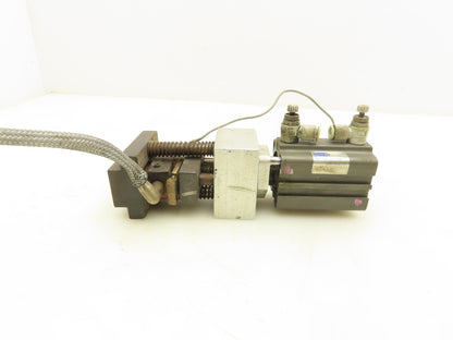 Fabco GTND-032-035-V Pneumatic Tooling Cylinder 35mm Stroke w/Toolplate Cutter