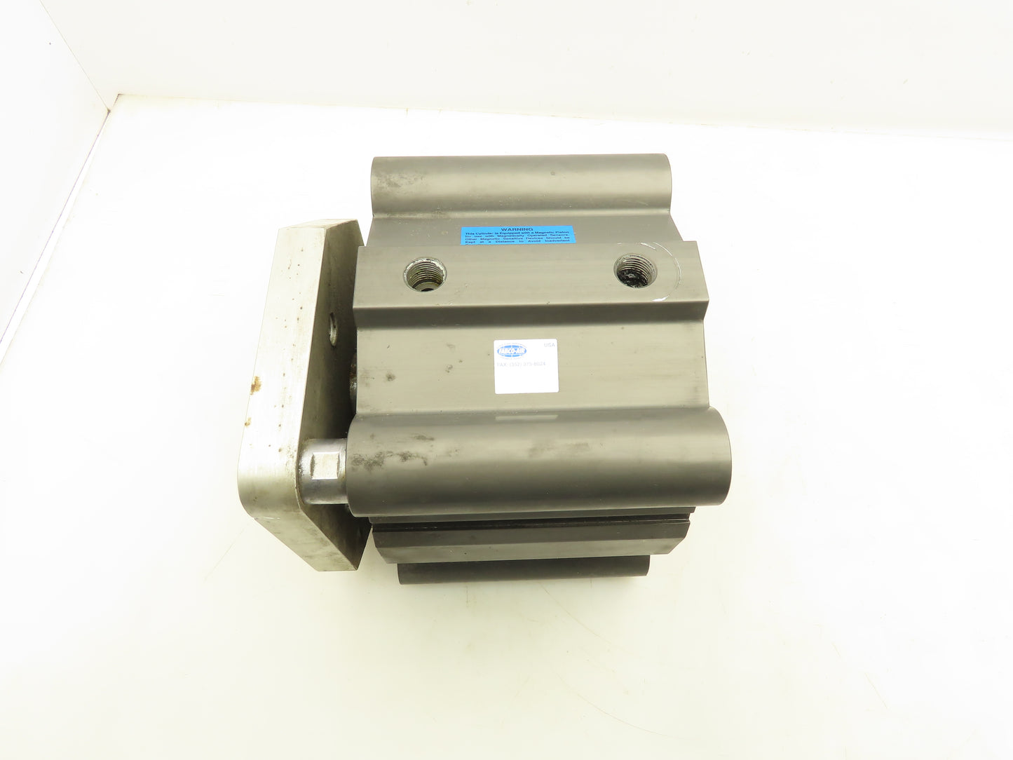 Fabco-Air GTND-160-050-T Pneumatic Tooling Cylinder 50mm Stroke Guided Toolplate