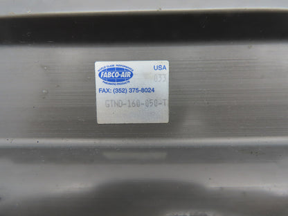 Fabco-Air GTND-160-050-T Pneumatic Tooling Cylinder 50mm Stroke Guided Toolplate