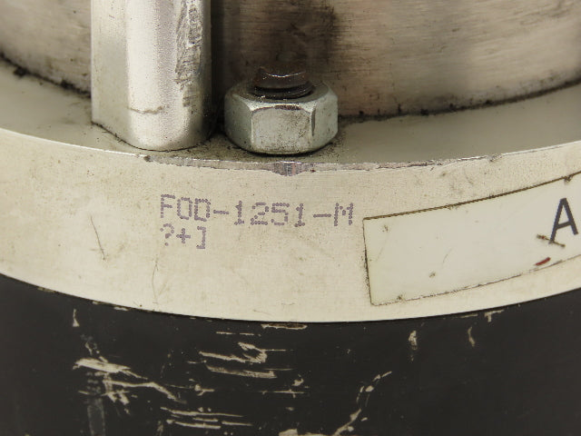 Bimba FOD-1251-M Flat-1 Pneumatic Air Cylinder 4" Bore 1" Stroke Double End Rod