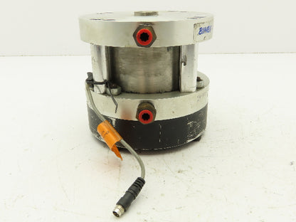 Bimba FOD-1251-M Flat-1 Pneumatic Air Cylinder 4" Bore 1" Stroke Double End Rod