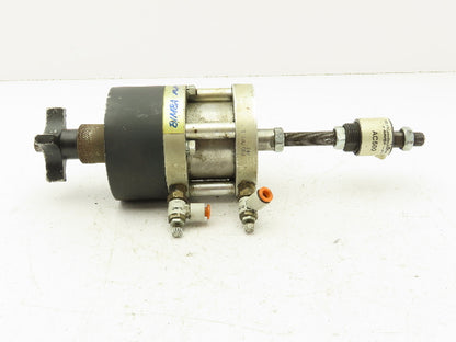Bimba F0D-501.5 Flat-1 Pneumatic Air Cylinder 2.5" Bore 1.5" Stroke Double Rod