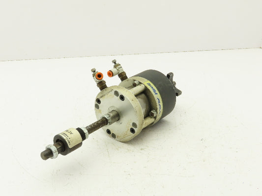Bimba F0D-501.5 Flat-1 Pneumatic Air Cylinder 2.5" Bore 1.5" Stroke Double Rod