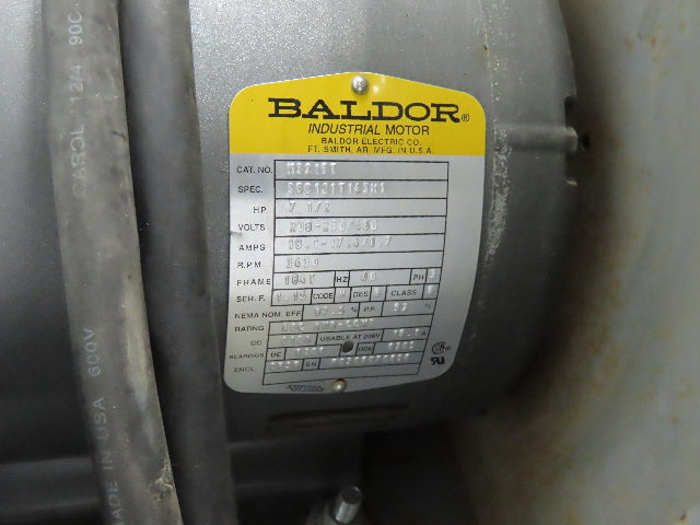 Cincinnati SQBI-150 Backward Incline Blower 1/2 Fan Width 7.5HP 3Ph 3237CFM