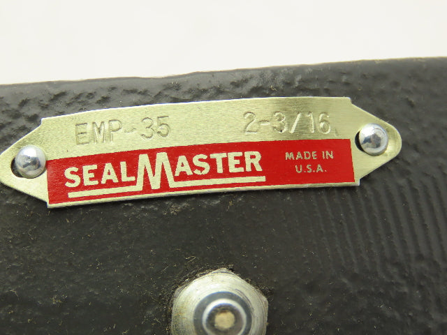 SealMaster EMP-35 Pillow Block Ball Bearing Unit 2-3/16"Bore Two Bolt Base Cast Iron