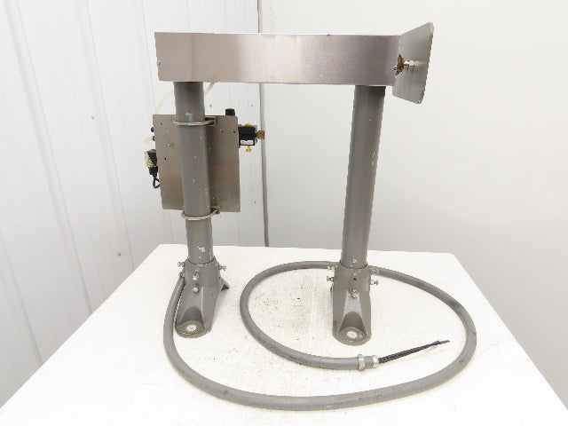 Stainless Steel Conveyor Diverter Kicker Pneumatic 18" Stroke 24" Tall