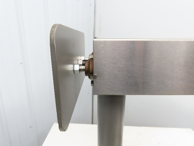 Stainless Steel Conveyor Diverter Kicker Pneumatic 18" Stroke 24" Tall