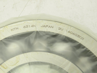 NTN 6314-ZNR Deep Groove Ball Bearing W/Snap Ring 70MM Bore 150MM OD 35MM Width