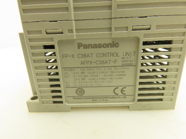 Panasonic AFPX-C38AT-F PLC Programmable Controller Module 100-240V