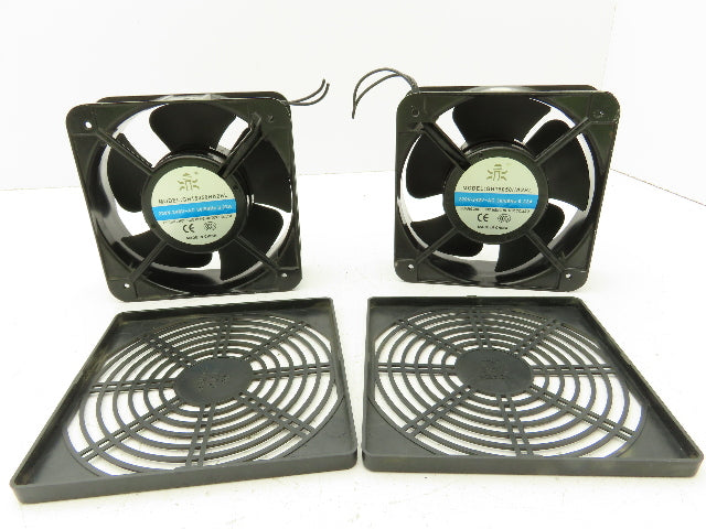Guang Zhou Guo Heng Motor GH15050HA2BL Cabinet Cooling Axial Fan 240V Lot of 2