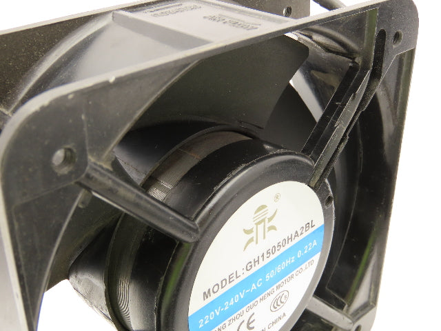 Guang Zhou Guo Heng Motor GH15050HA2BL Cabinet Cooling Axial Fan 240V Lot of 2