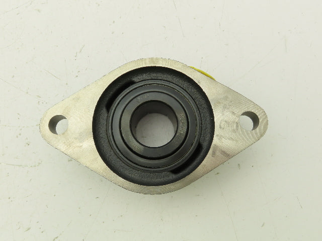 SealMaster MSFT-20T 2-Bolt Flange Mount Ball Bearing 1-1/4" Bore Cast Iron