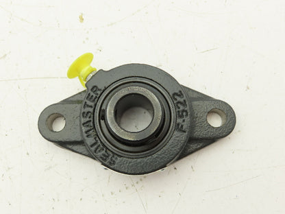 SealMaster SFT-12 2-Bolt Flange Mount Ball Bearing 3/4" Bore Cast Iron