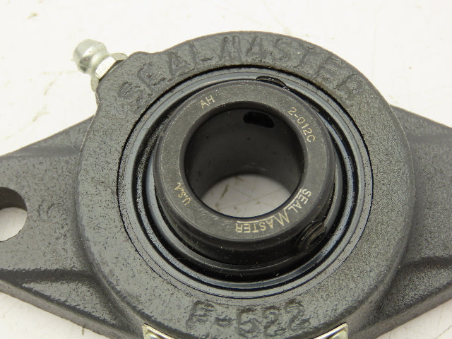 SealMaster SFT-12C 2 Bolt Flange Mount Ball Bearing Unit 3/4"Bore Cast Iron