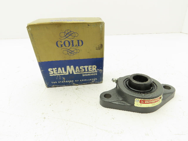 SealMaster SFT-12C 2 Bolt Flange Mount Ball Bearing Unit 3/4"Bore Cast Iron