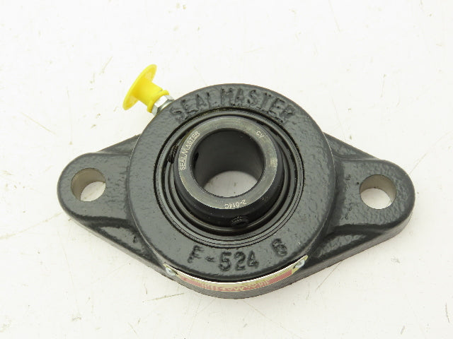 SealMaster SFT-14C 2 Bolt Flange Mount Ball Bearing Unit 7/8"Bore Cast Iron