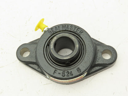 SealMaster SFT-14C 2 Bolt Flange Mount Ball Bearing Unit 7/8"Bore Cast Iron