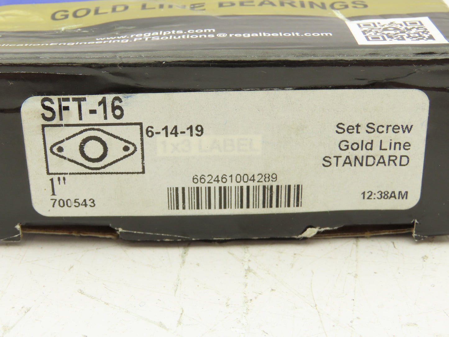 SealMaster SFT-16  2-Bolt Flange Mount Ball Bearing Unit 1" Bore Cast Iron