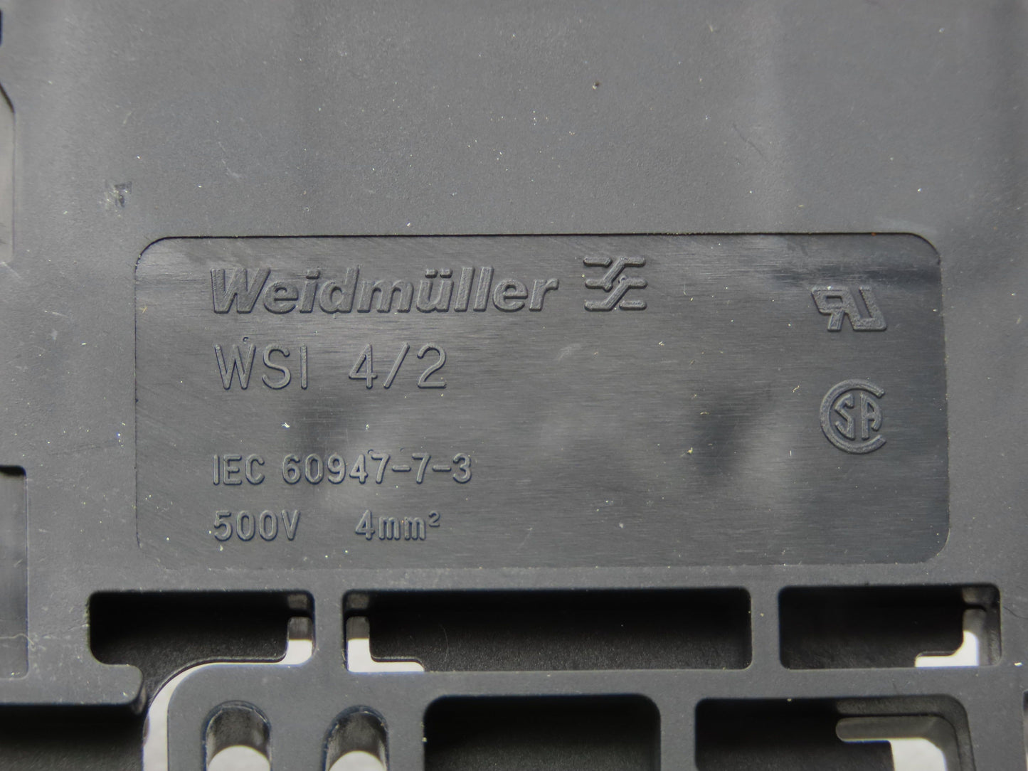 Weidmuller WSI 4/2 Terminal Block Fuse Holder 500V Red LED Indicator Lot of 22