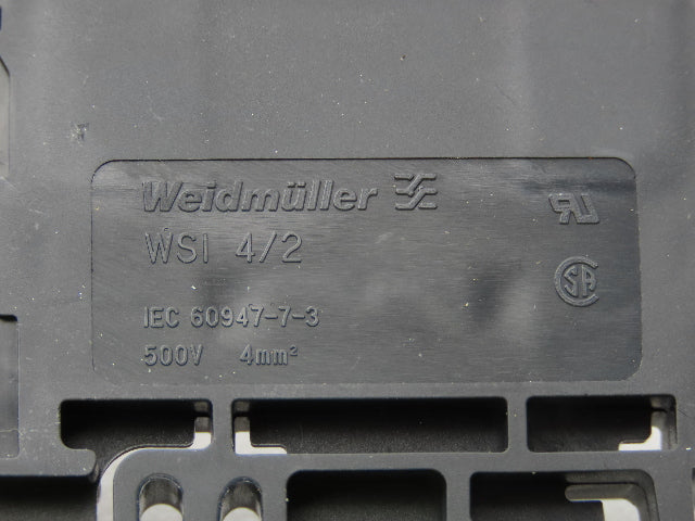 Weidmuller WSI 4/2 Terminal Block Fuse Holder 500V Red LED Indicator Lot of 22