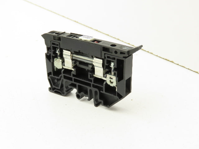 Weidmuller WSI 4/2 Terminal Block Fuse Holder 500V Red LED Indicator Lot of 22