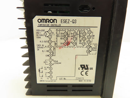 Omron E5EZ-Q3 Digital Temperature Controller 100-240V 2A