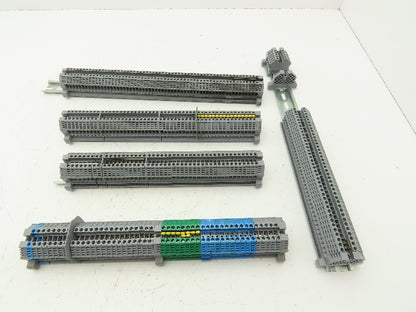 Morsettitalia MI EURO 4 Terminal Blocks Din Rail Block 600V 30A Lot of 199