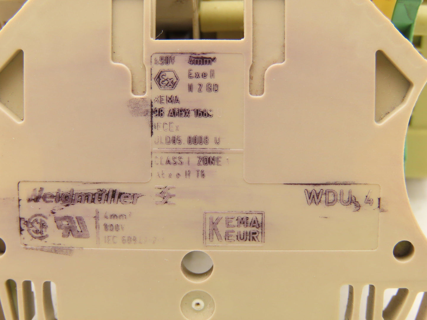 Weidmuller WDU-4 Terminal Block Din Rail 800V 4mm Lot of 146