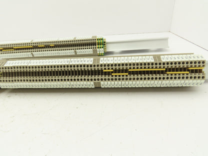 Weidmuller WDU-4 Terminal Block Din Rail 800V 4mm Lot of 146