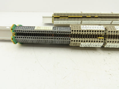 Weidmuller WDU-4 Terminal Block Din Rail 800V 4mm Lot of 146