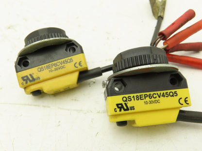 Banner QS18EP6CV45Q5 All Purpose Photoelectric Sensor 43mm Lot of 2