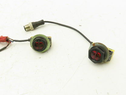 Banner QS18EP6CV45Q5 All Purpose Photoelectric Sensor 43mm Lot of 2