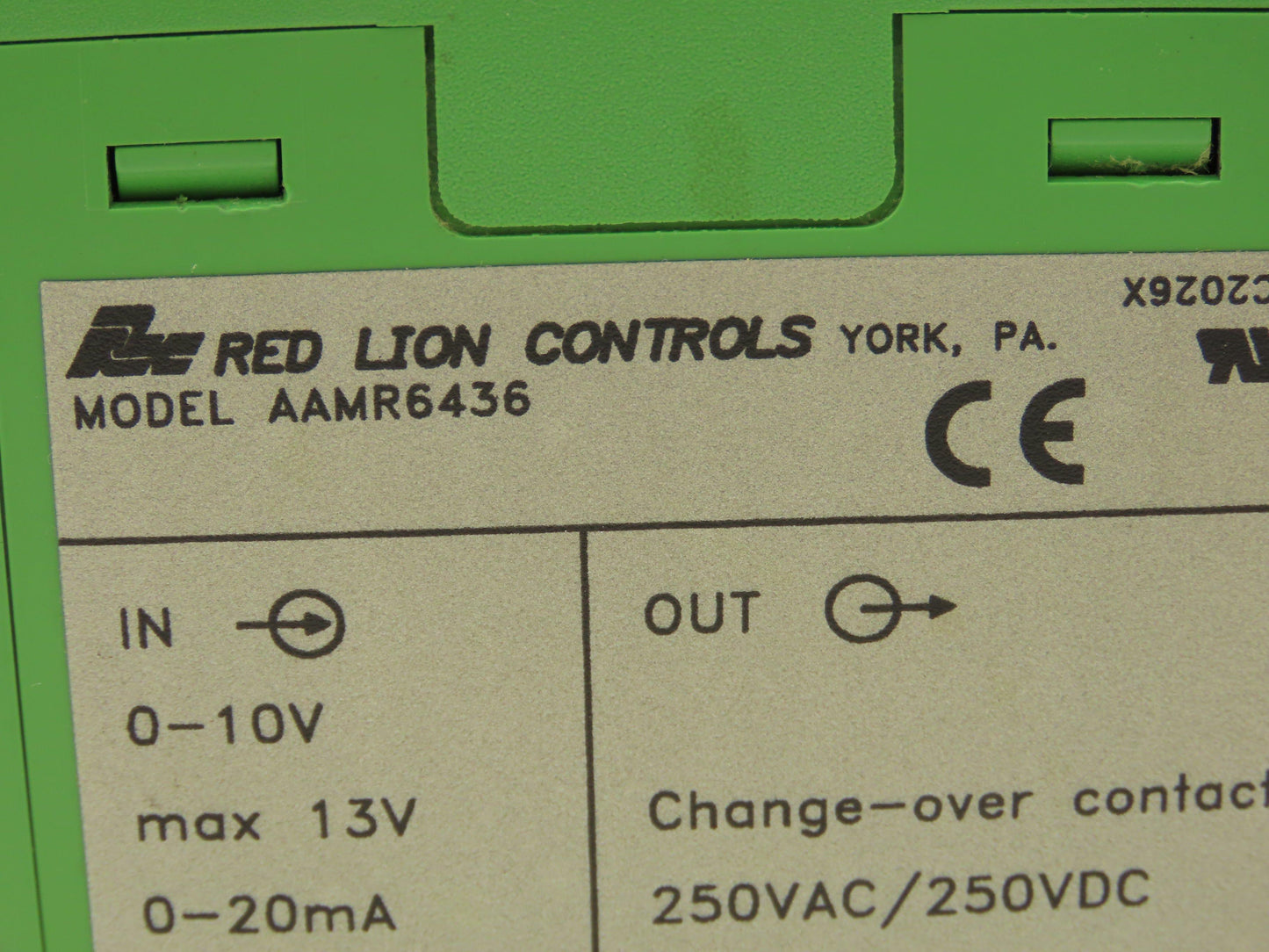 Red Lion Controls AAMR6436 Dual Setpoint Analog Alarm Module 250VDC/AC