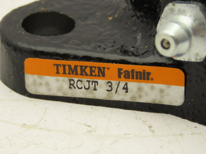 Timken RCJT 3/4 2-Bolt Flange Mount Ball Bearing Unit 3/4"Bore Cast Iron
