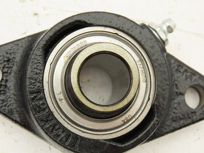 Timken RCJT 3/4 2-Bolt Flange Mount Ball Bearing Unit 3/4"Bore Cast Iron