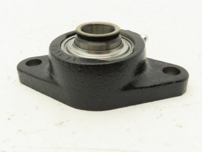 Timken RCJT 3/4 2-Bolt Flange Mount Ball Bearing Unit 3/4"Bore Cast Iron