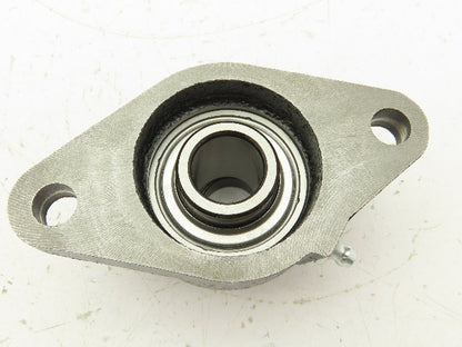 Timken RCJT 3/4 2-Bolt Flange Mount Ball Bearing Unit 3/4"Bore Cast Iron